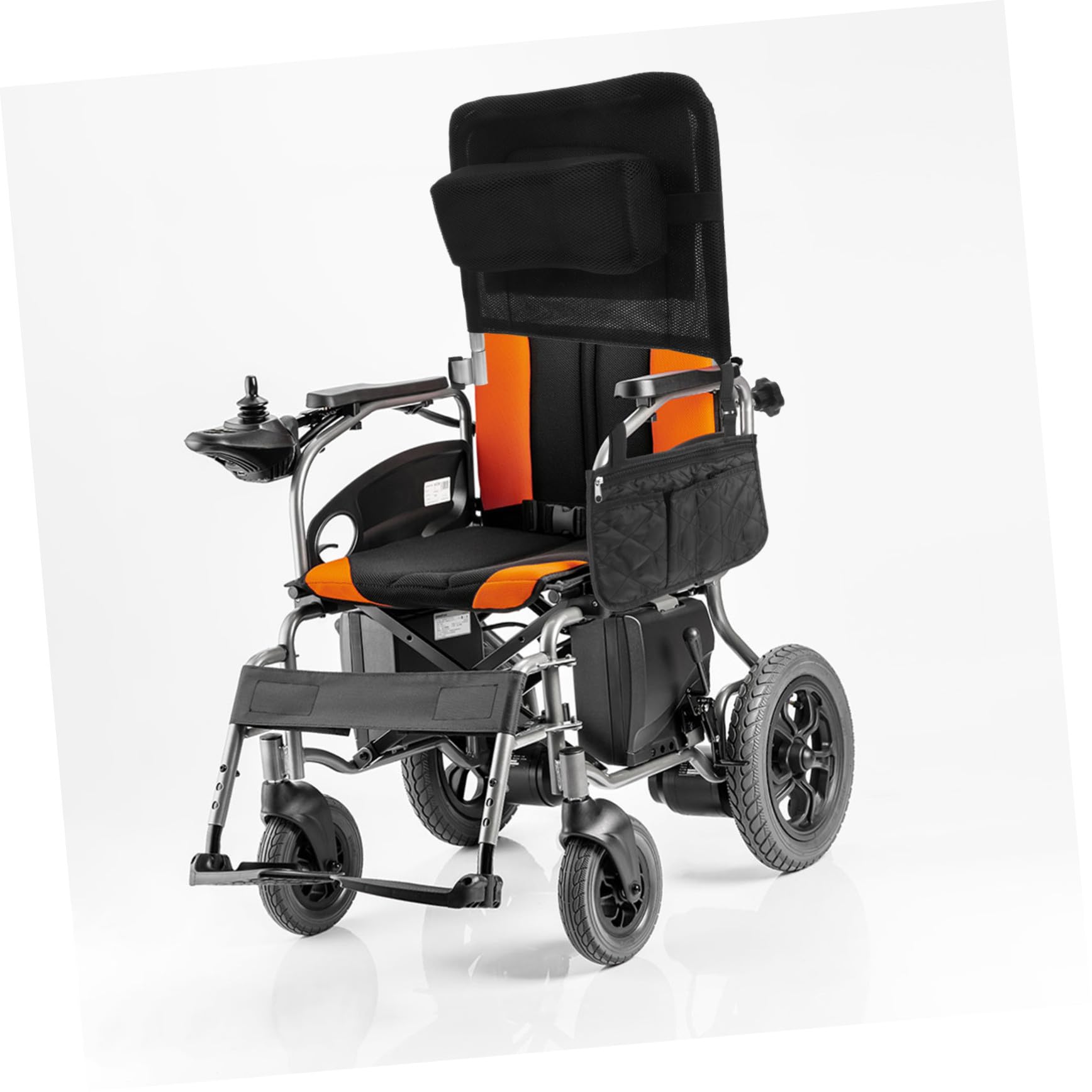 Mikinona Respaldo Elevador para Silla de Ruedas Manual Extensor de Respaldo de Malla Transpirable Accesorio Reemplazable de Acero Carbono para Adultos Soporte Cómodo y Duradero