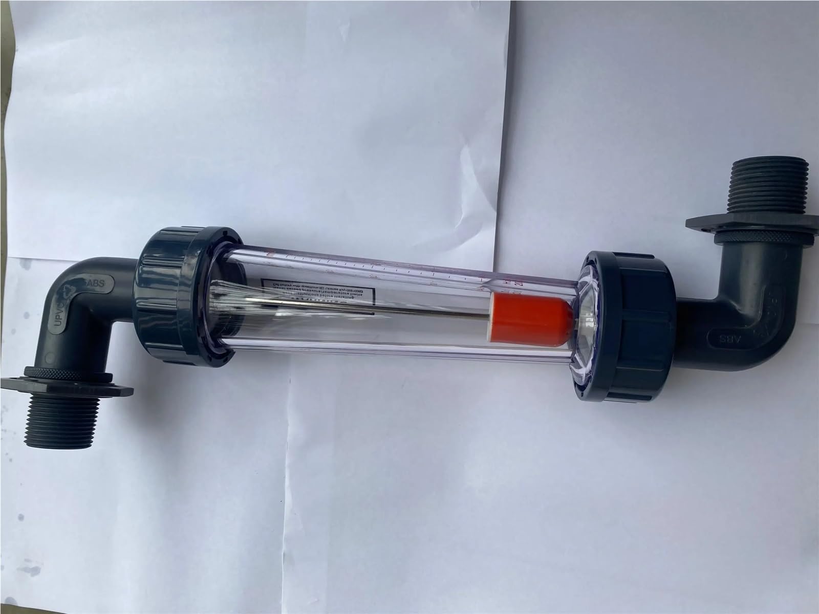 1 unidad de indicador rotámetro de agua con codo, interruptor contador, caudalímetro de líquido LZS-32 DN32 400-4000L/H, 600-6000L/H(0.4-4M3H)