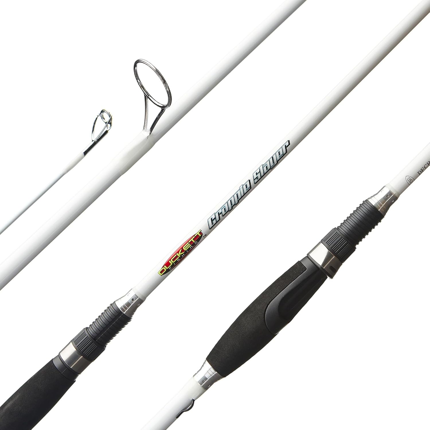 Duckett Fishing Crappie Slayer Spinning Rods, Extremely Lightweight & Ultra Sensitive Multi-Modulus Sensi-Touch Blanks, Durable 316 Stainless Guides