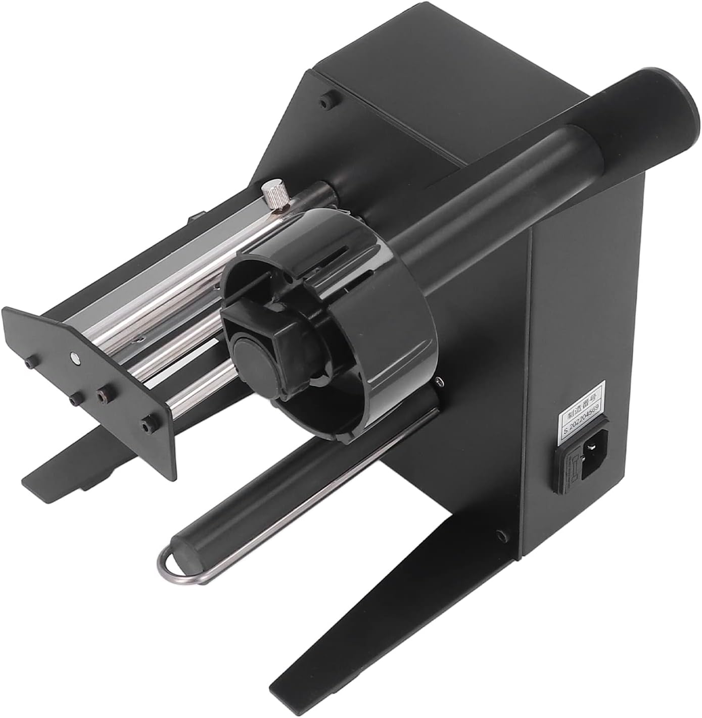 Brilluxa Automatic Label Dispenser, Digital Label Separator & Roll Stripper, Adjustable Speed Auto Label Peeler Machine for Barcode, Shipping, and Product Labels