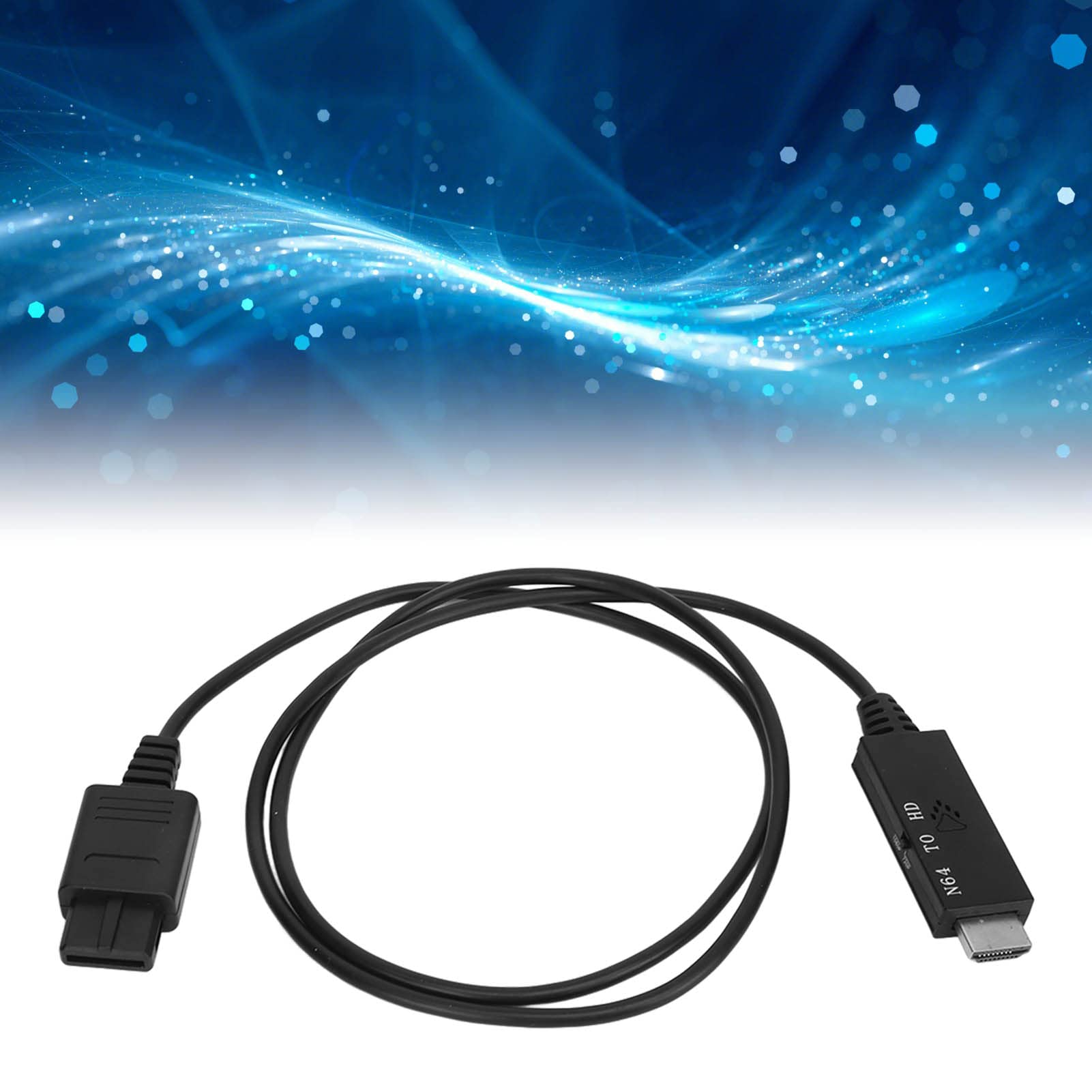 Convertidor N64 a HDMI, Cable de Enlace de Adaptador HDMI, Compatible con N64/para SNES/para NGC/para SFC a HDMI, Plug and Play, para Consola de Juegos, Accesorios N64