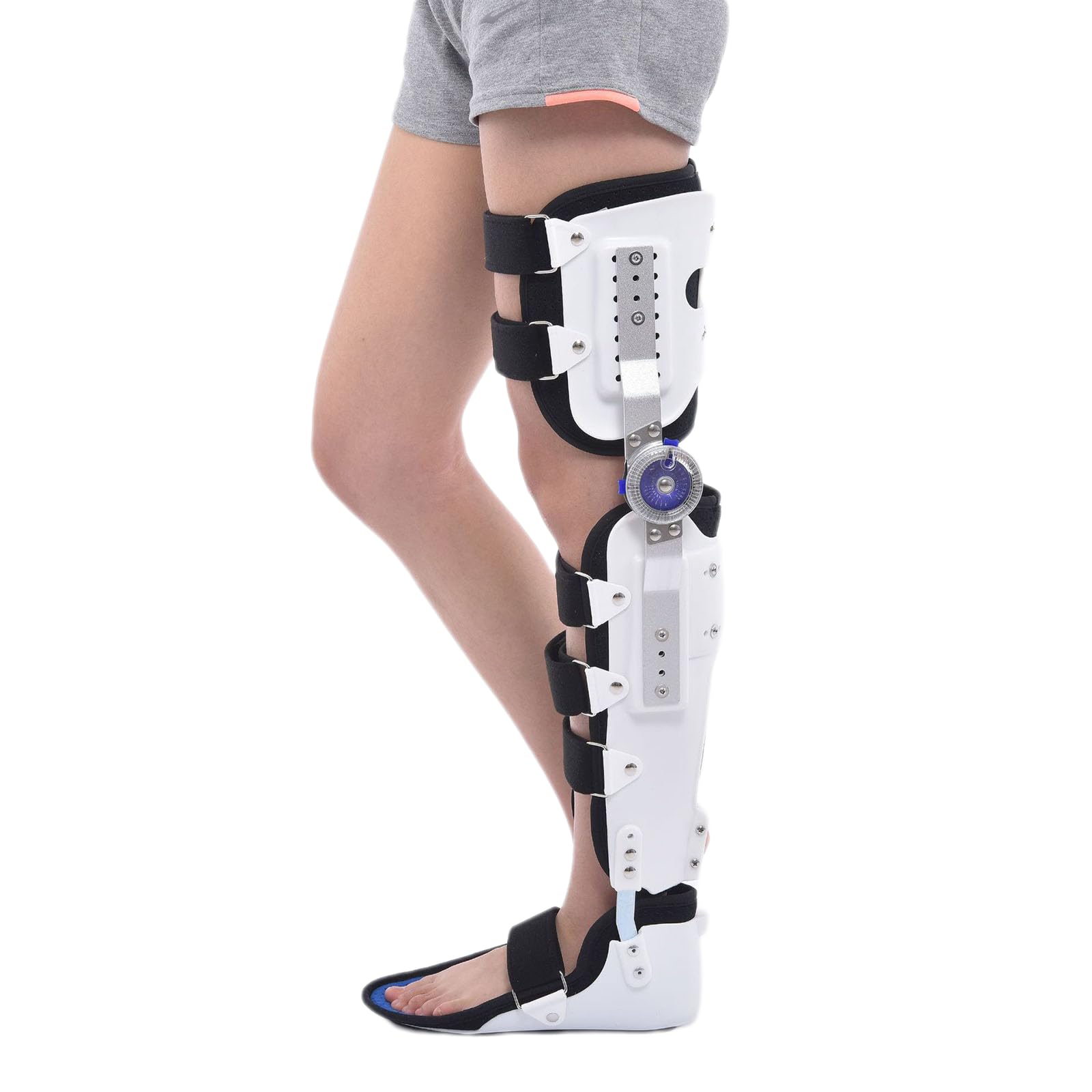 WDSOPK Knee Orthosis Support Joint Stabiliser Adjustable Hinged Hip Joint Abduction Orthosis Leg Brace Joint Attachment Bracket for ACL, PCL, MCL, Arthritis,A Right,B Right (A Left A)