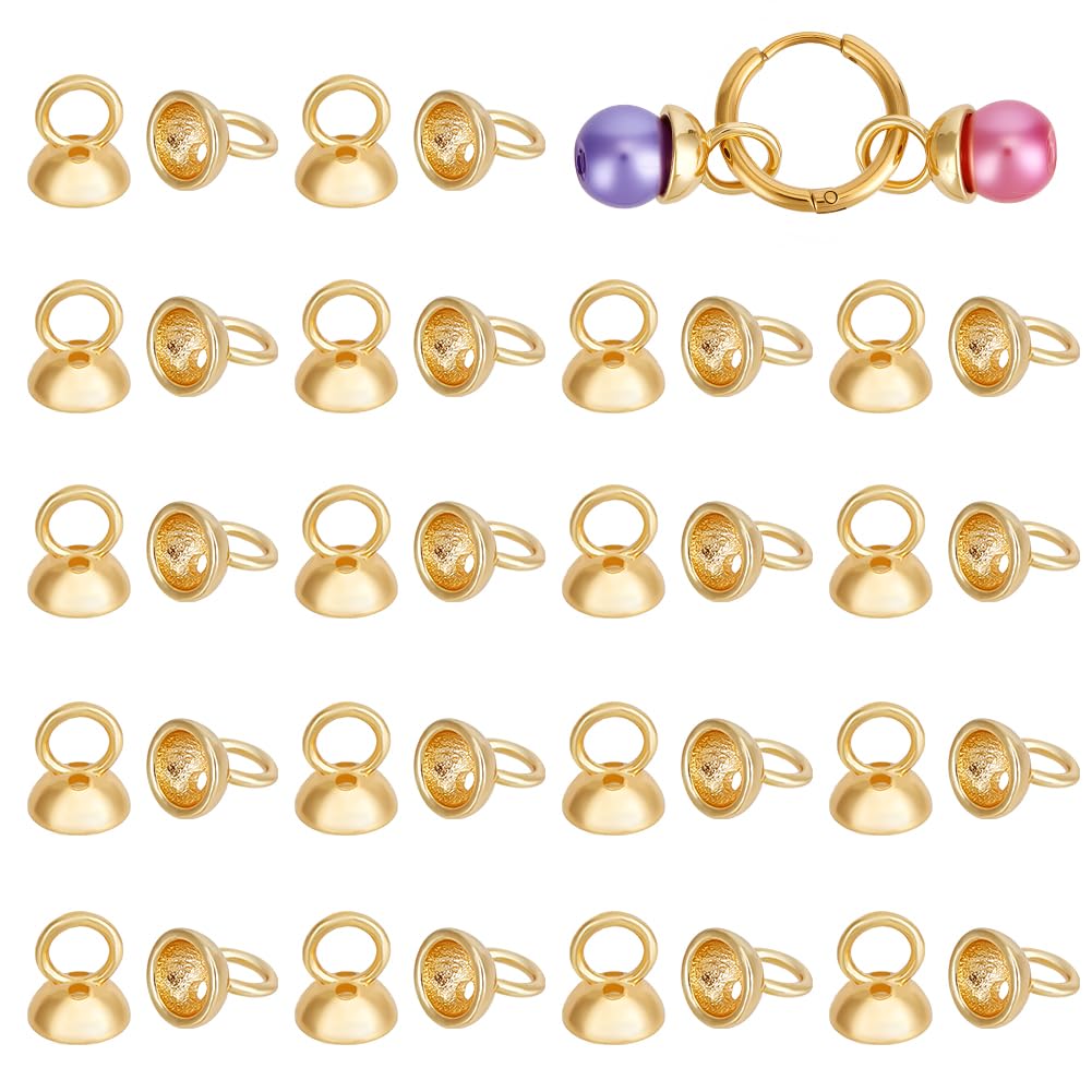 Embout à sertir or 18k BENECREAT contre l'oxydation de vos finitions de colliers faits main