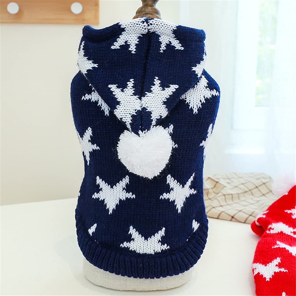 Manteau pour petit chien XL bleu : combinaison et pull à capuche Magic Star