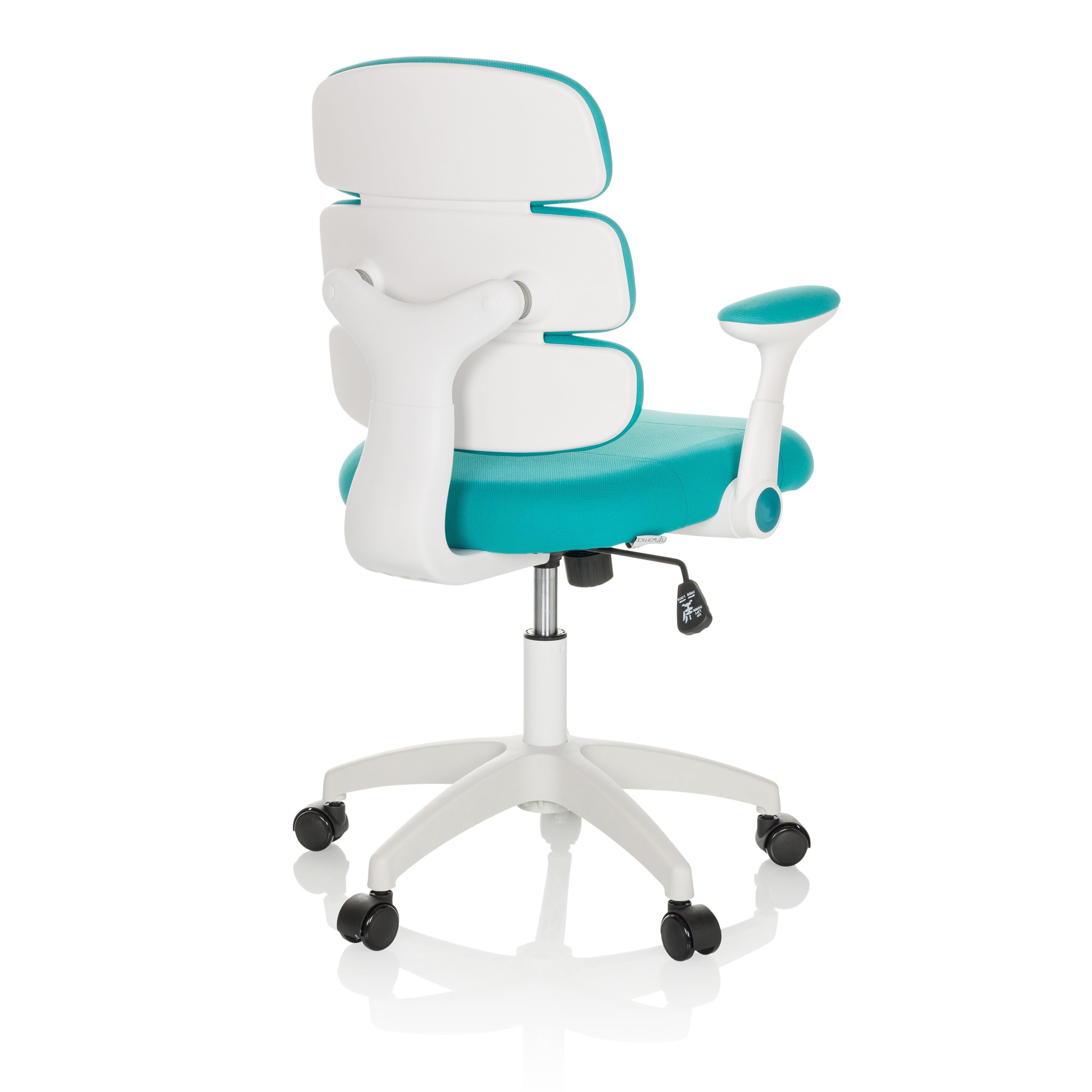 hjh OFFICE Kinderdrehstuhl Kid ERGOLINO W Kinderstuhl mit ergonomischer Rückenlehne, Blau, 736430