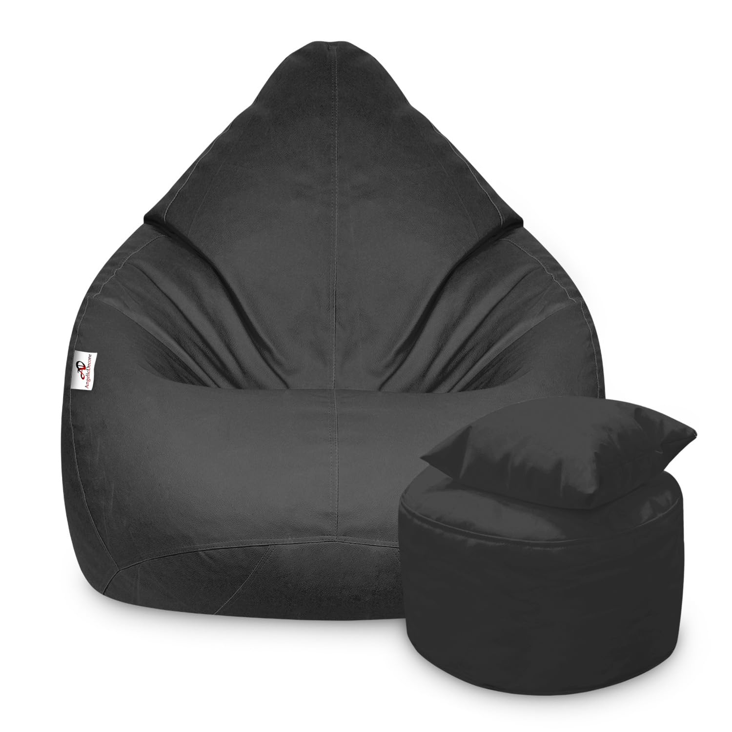 See full amazon price history chart for AngelicDecore Brand - XXXXL Faux Leather Bean Bag Sofa with Stool Ready to Use Filled with Filler (Grey) (Jumbo Size) AngelicDecore Brand - XXXXL Faux Leather Bean Bag Sofa with Stool Ready to Use Filled with Filler (Grey) (Jumbo Size) (B0D3LS1PY4) Amazon Price History, Amazon Price Tracker