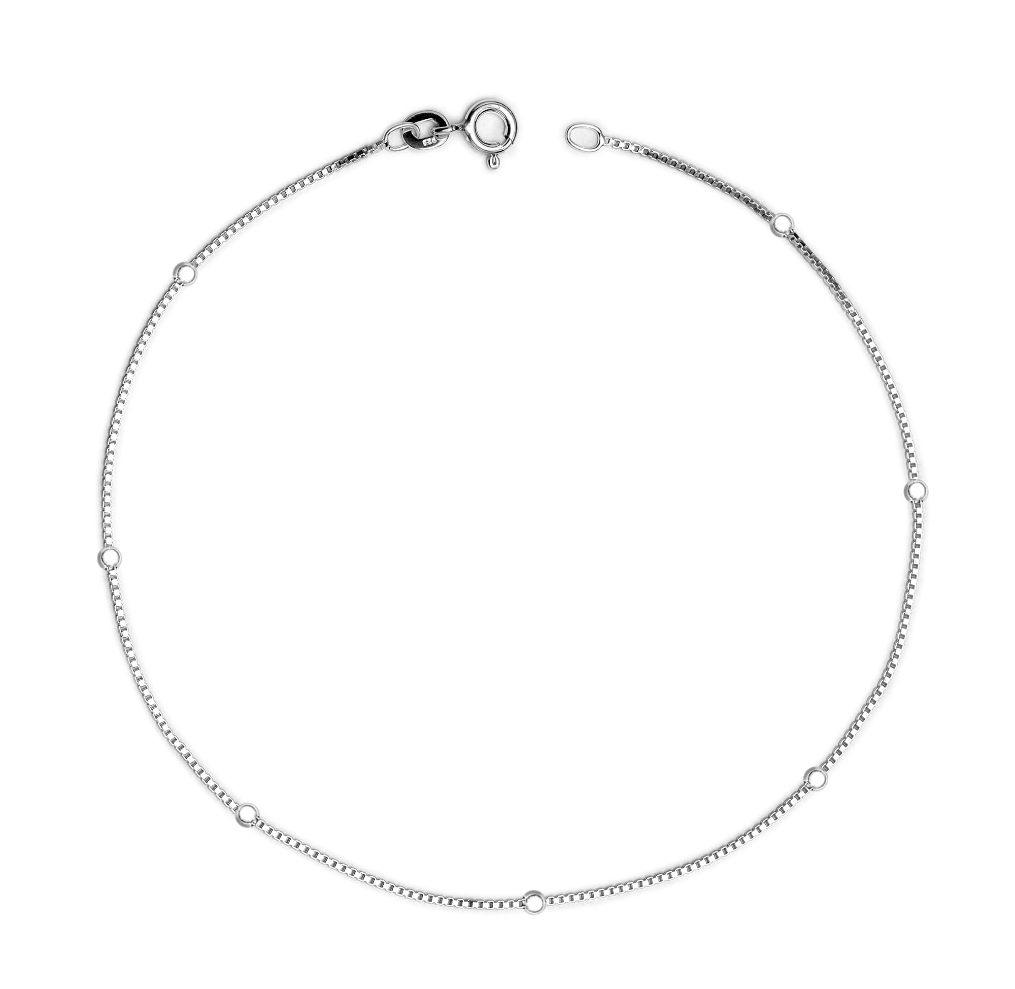 LeCalla 925 Sterling Silver BIS Hallmarked Anklets for Women and Girls 1 Piece (B09VNSYM82) Amazon Price History, Amazon Price Tracker