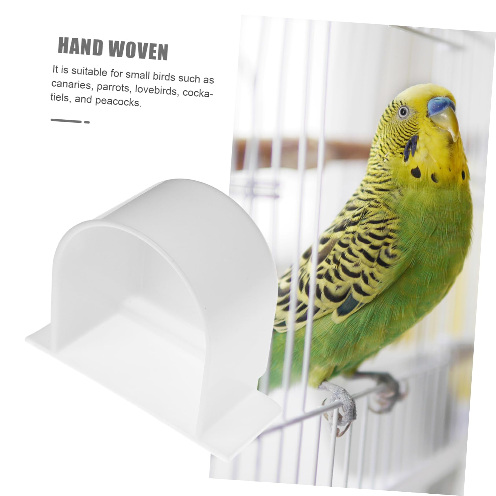 BESPORTBLE 20pezzi Mangiatoia per Resistente Contenitori per per Pappagalli e Piccole Facile Installare e Accessori per