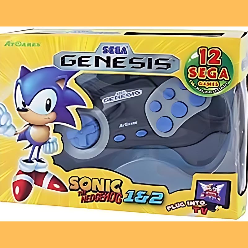 Enfogo Combo C586 - 400-in-1 SUP Game Console with Wired Controllers & Sega Genesis Game Player with Sonic 1&2 12 Built-in Games - Best Gift with 15 Years Warranty 2