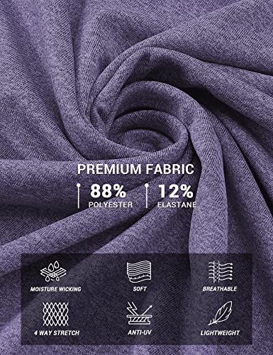 Polu Women's Golf Polo Shirts Moisture Wicking Collared Short Sleeve Tops Athletic Casual Work Hiking Running Button Down T-Shirts Purple S #TOP4