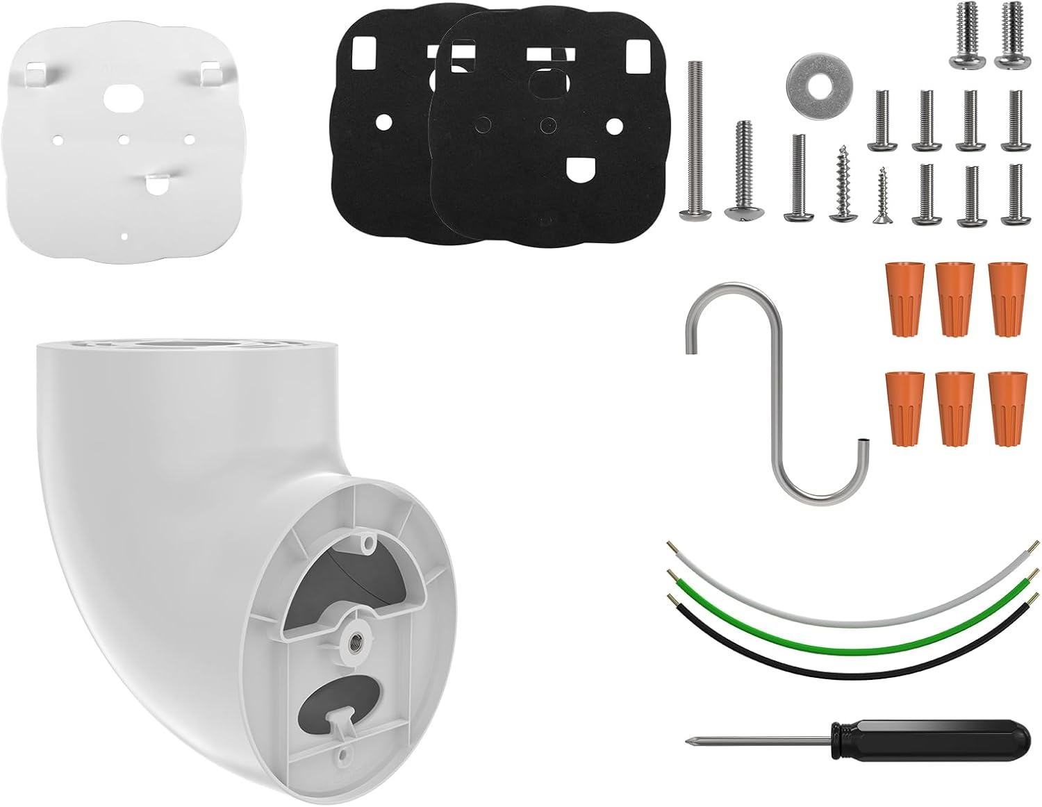 Holicfun Eave Mount for Reolink Duo Floodlight PoE Camera - White