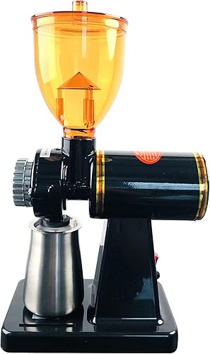 Miniatura 4 de Molinillo De Café Eléctrico Fresadora Automática De Café Fresadora Profesional Miller Con 8-Velocidad Ajustable 180W - Negro