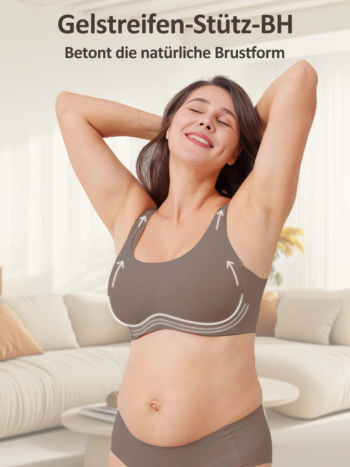 Reggiseno Allattamento Mani Libere, Doppio Strato e Sostegno Potenziato | Adatto per tiralatte, taglie S-4XL, coppe 3C-9E. Doppio uso estrazione latte e allattamento