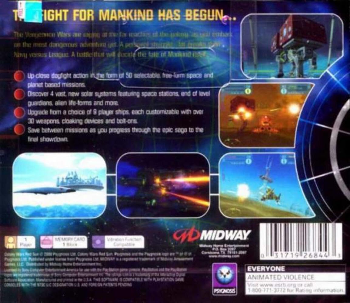 Colony Wars 3 : Red Sun - PlayStation: PlayStation: Video
