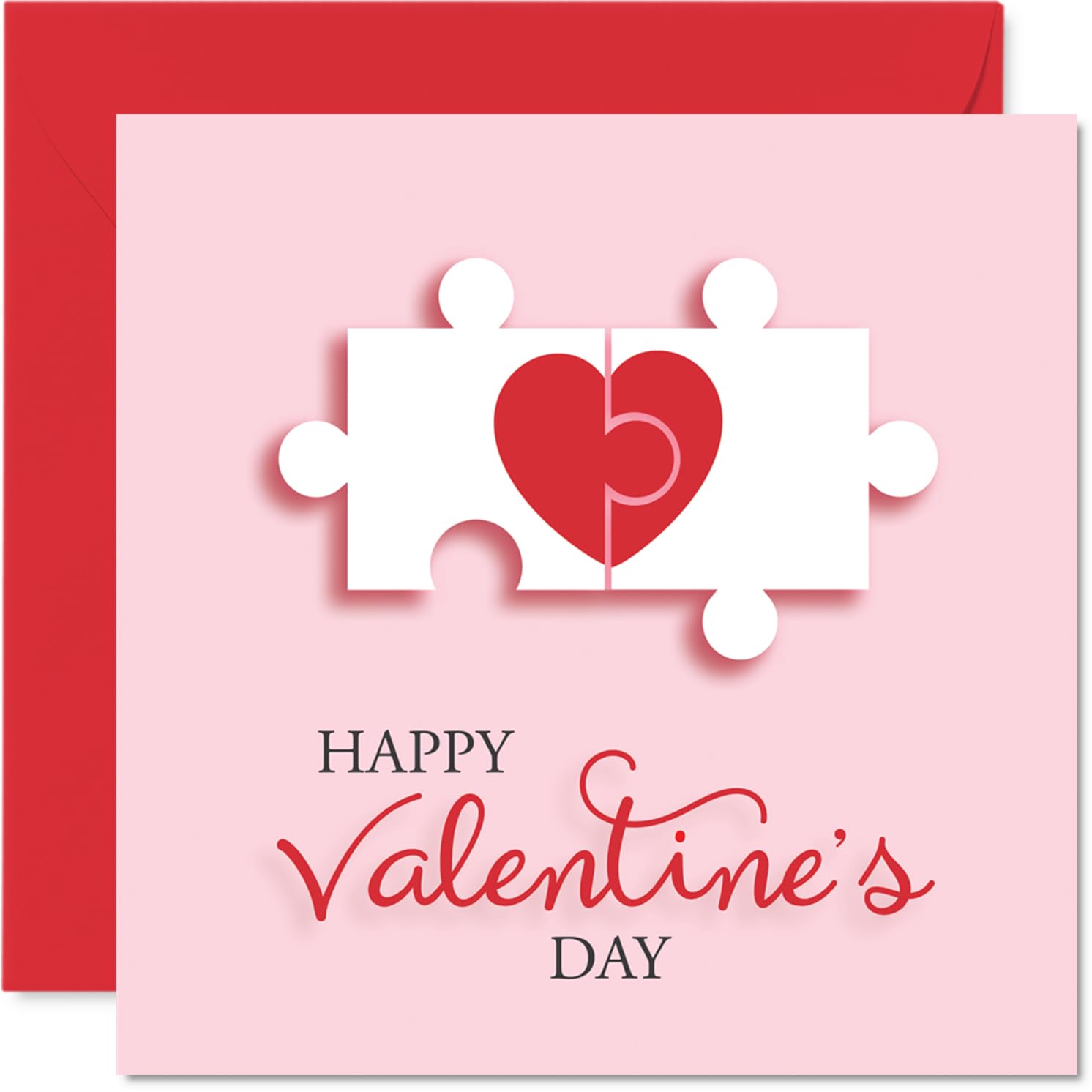 Cute Valentine's Day Card - You Complete Me - Cheeky Happy Valentines Card for Women Men, 145mm Joke Humour Valentine Greeting Cards