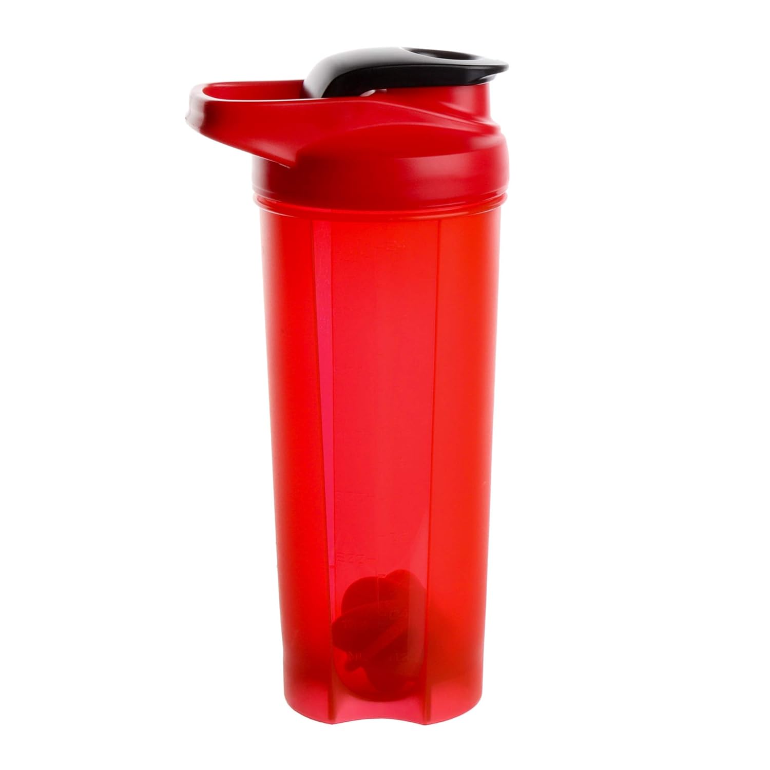 Buy RED Blender Bottle 700ML with Measurement Gym Shaker Gym Shaker