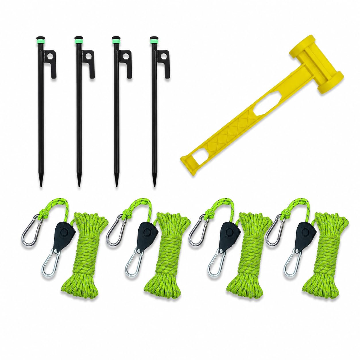Kit Cuerda Tienda Polea 4 mm