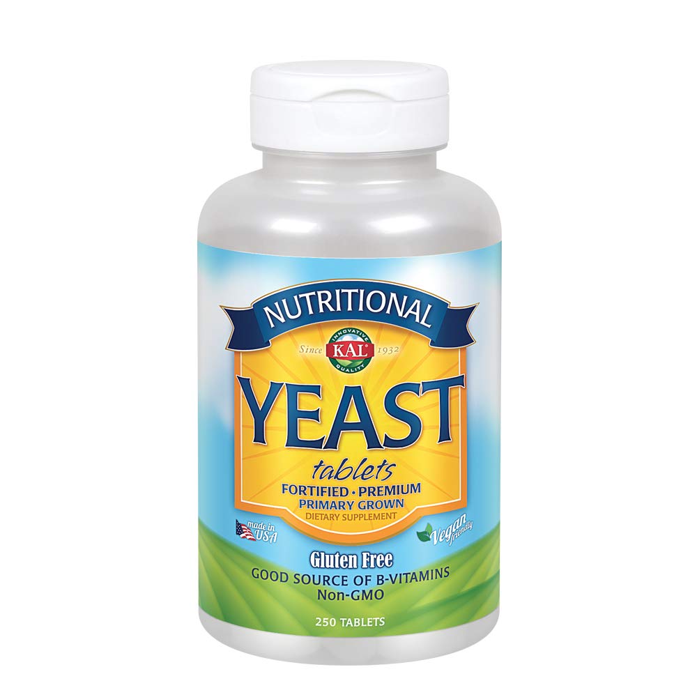 Kal Nutritional Yeast Tablets, 250 Tabs