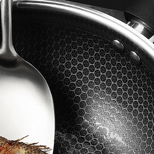 Wok de Acero al Carbono con Base Plana miniatura 4
