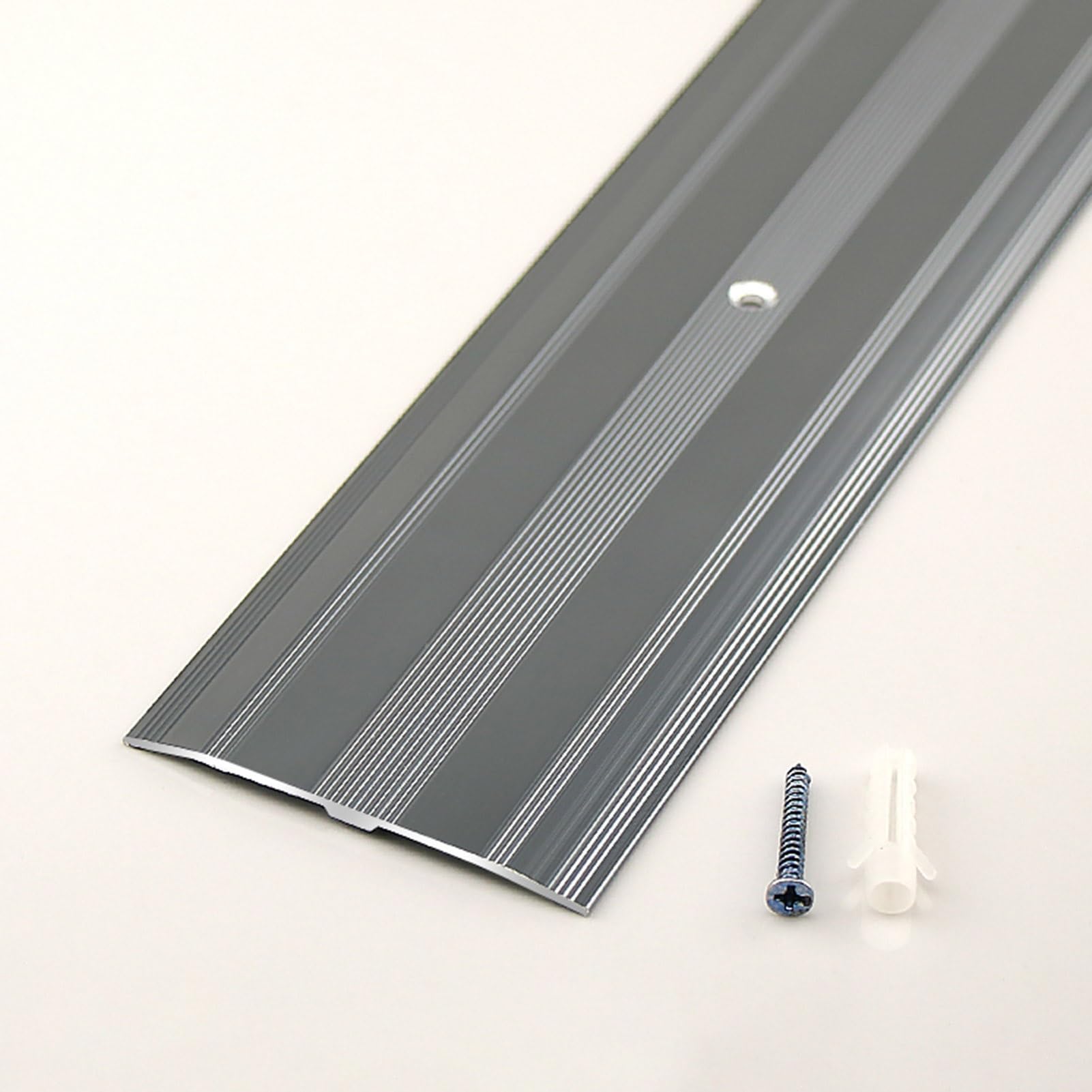 Lista Soglia Legno Piastrelle con Viti per Pavimenti Irregolari(Light Gray)