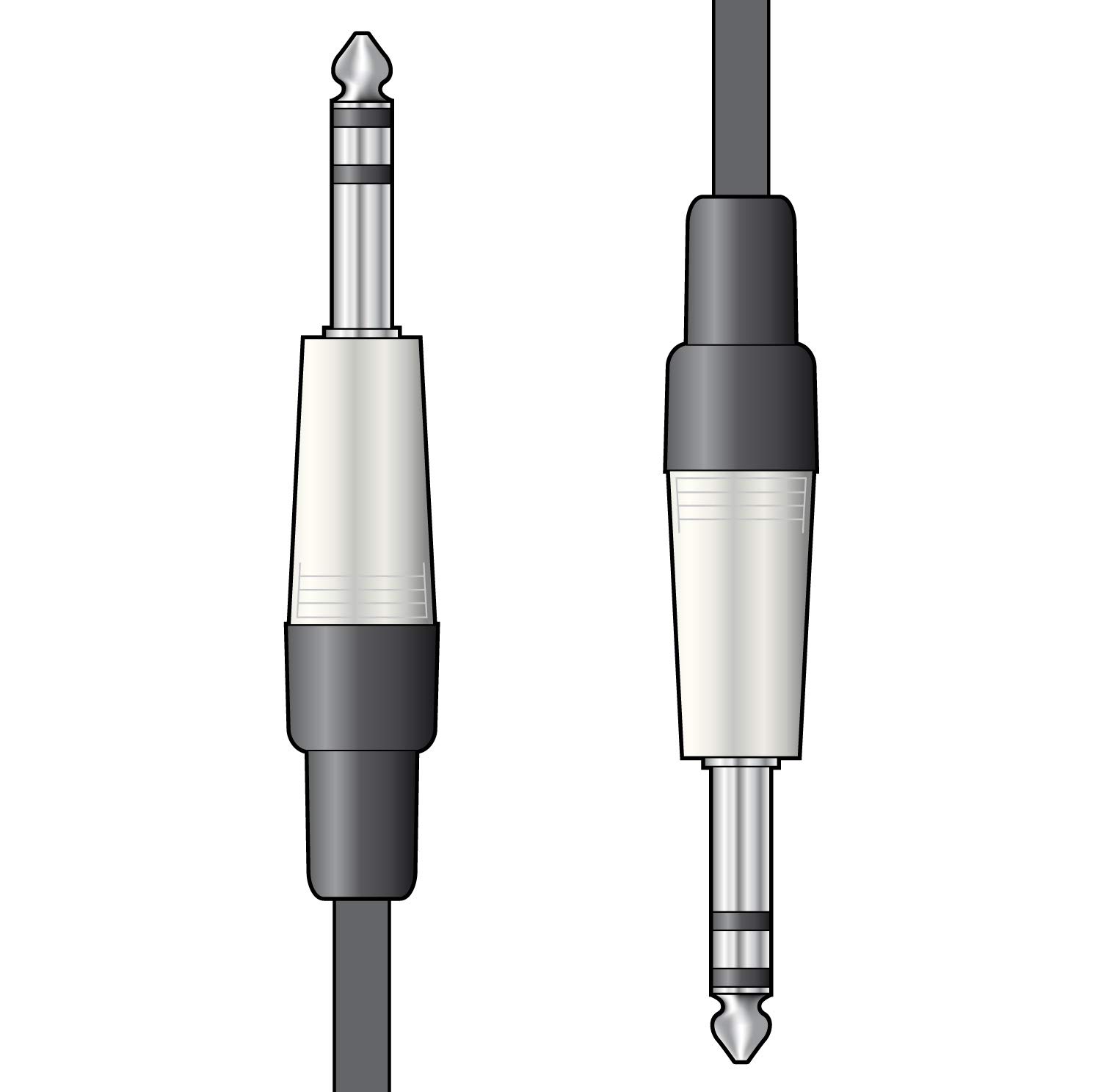 Citronic 6.3Mm 1/4" Stereo Jack Plug To 6.3Mm 1/4" Stereo Jack Plug Lead, 3M - 190.003Uk