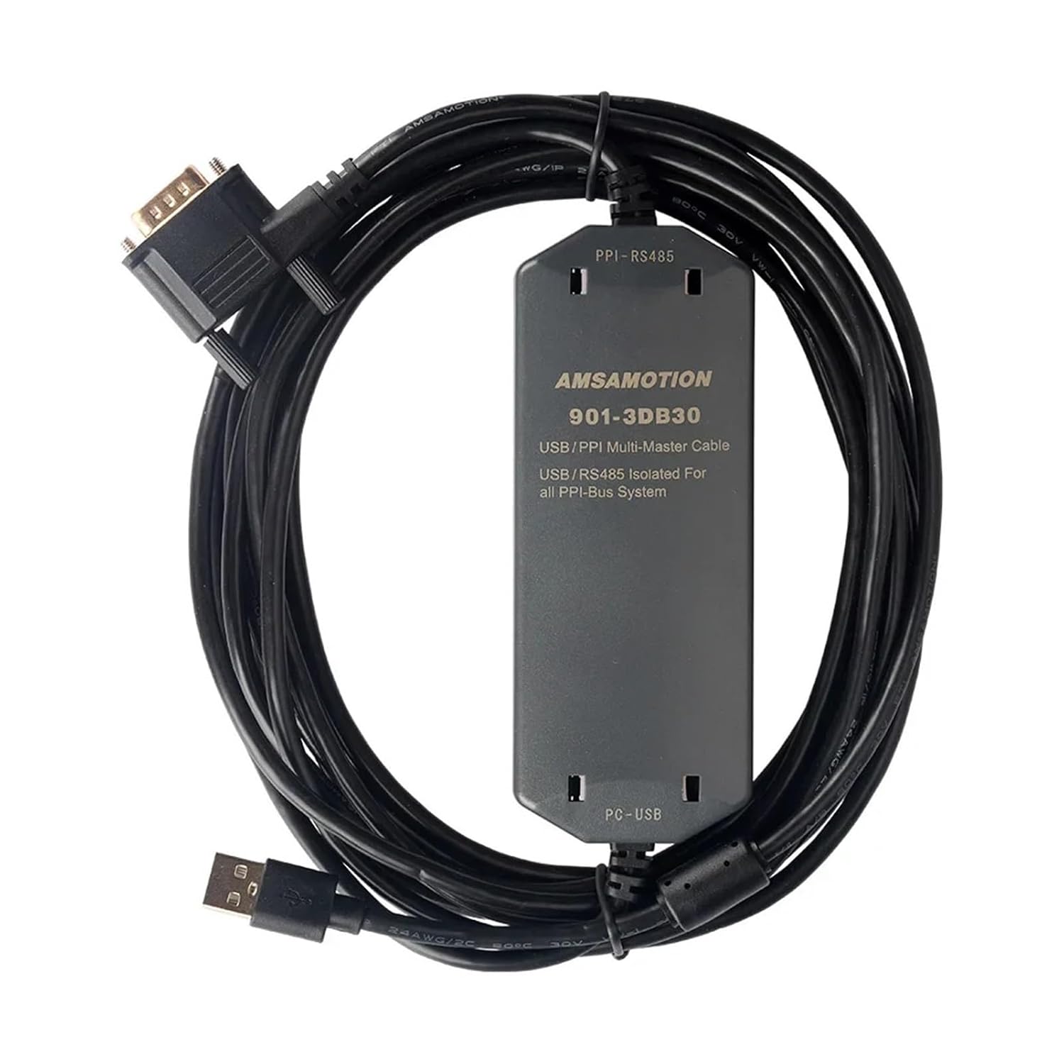 USB-PPI Suitable for S7-200 PLC Programming Cable USB PPI Communication Cable 6ES7 901-3DB30-0XA0 Download Line MPI(Upgraded Version PPI)