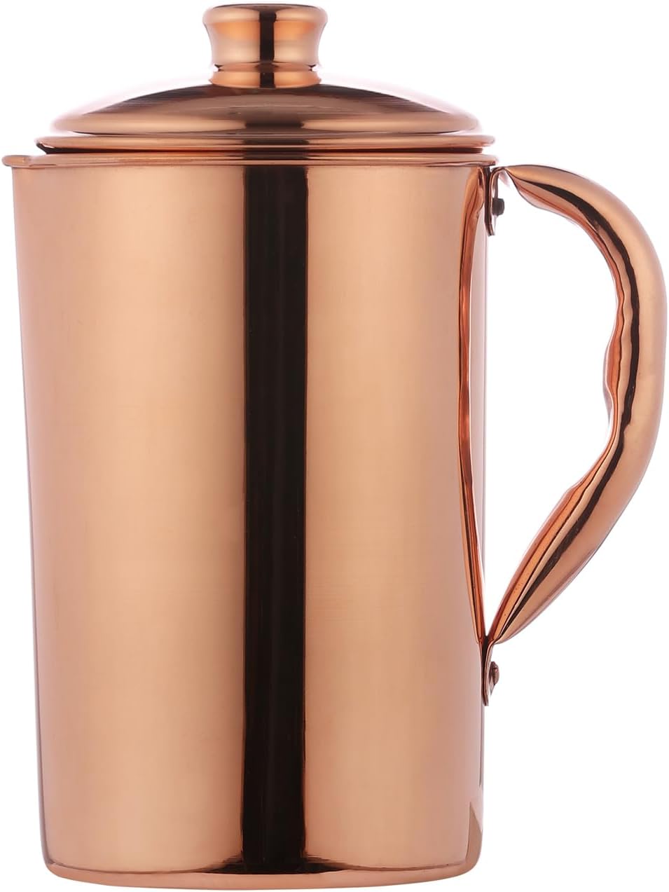 Pure Copper (99.74%) Water Jug | Copper Pitcher for Ayurveda Health Benefits (1.5 Liter)