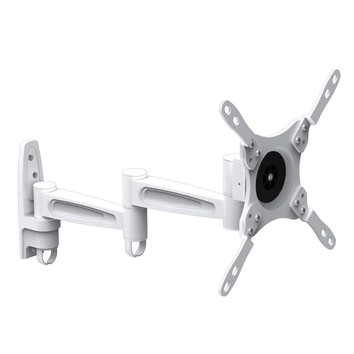Intec brackets White Cantilever arm Swivel and tilt TV bracket, Fits 17”-40” Inch TV’s - LG Samsung Sony Toshiba and most other Major Brands – LED and LCD TV’s. Easy Fit TV Bracket incl. Fixings