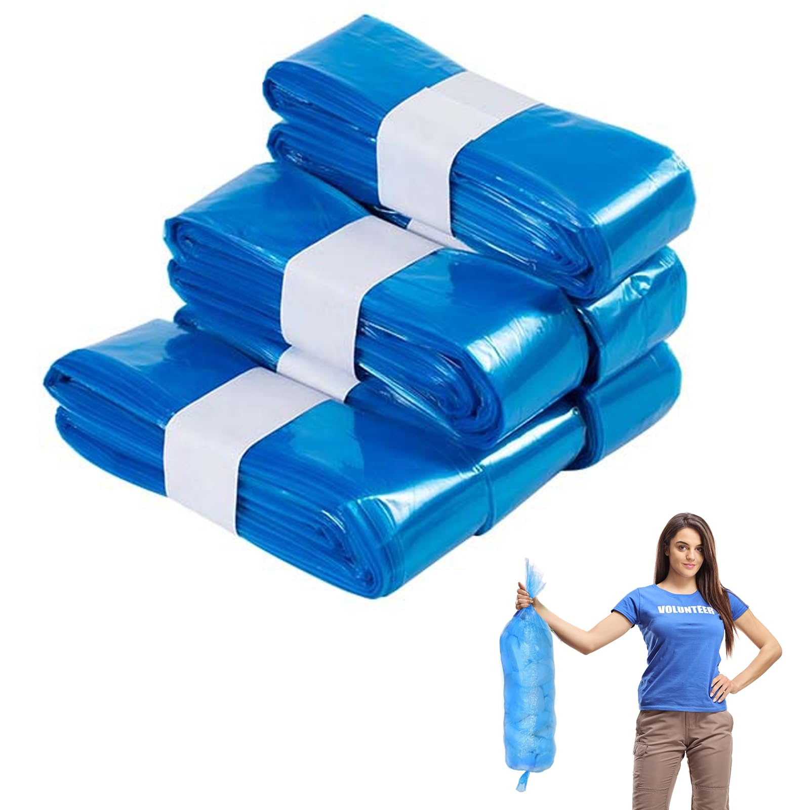 Nappy Bin Refills, 6PCS Diaper Pail Refill Bags, Diaper Disposal Refills