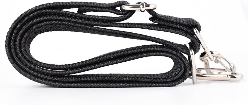 Marcobrothers Flat Bungee Cord with Hooks Adjustable Fits Size (Black, ADJ 48 inches)
