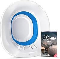 Vista 9 de Fivona Baño de Asiento para Asiento de Inodoro Cuidado Posparto y Hemorroides - Asiento de Vapor Yoni - Cuenca Plegable para Remojo de Sal de Epsom