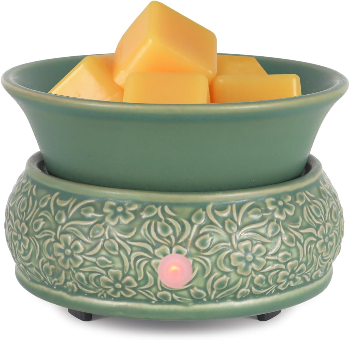 nawaza Crystal Wax Melt Warmer,Candle Wax Warmer for Scented Wax,2 in 1 Wax Melts