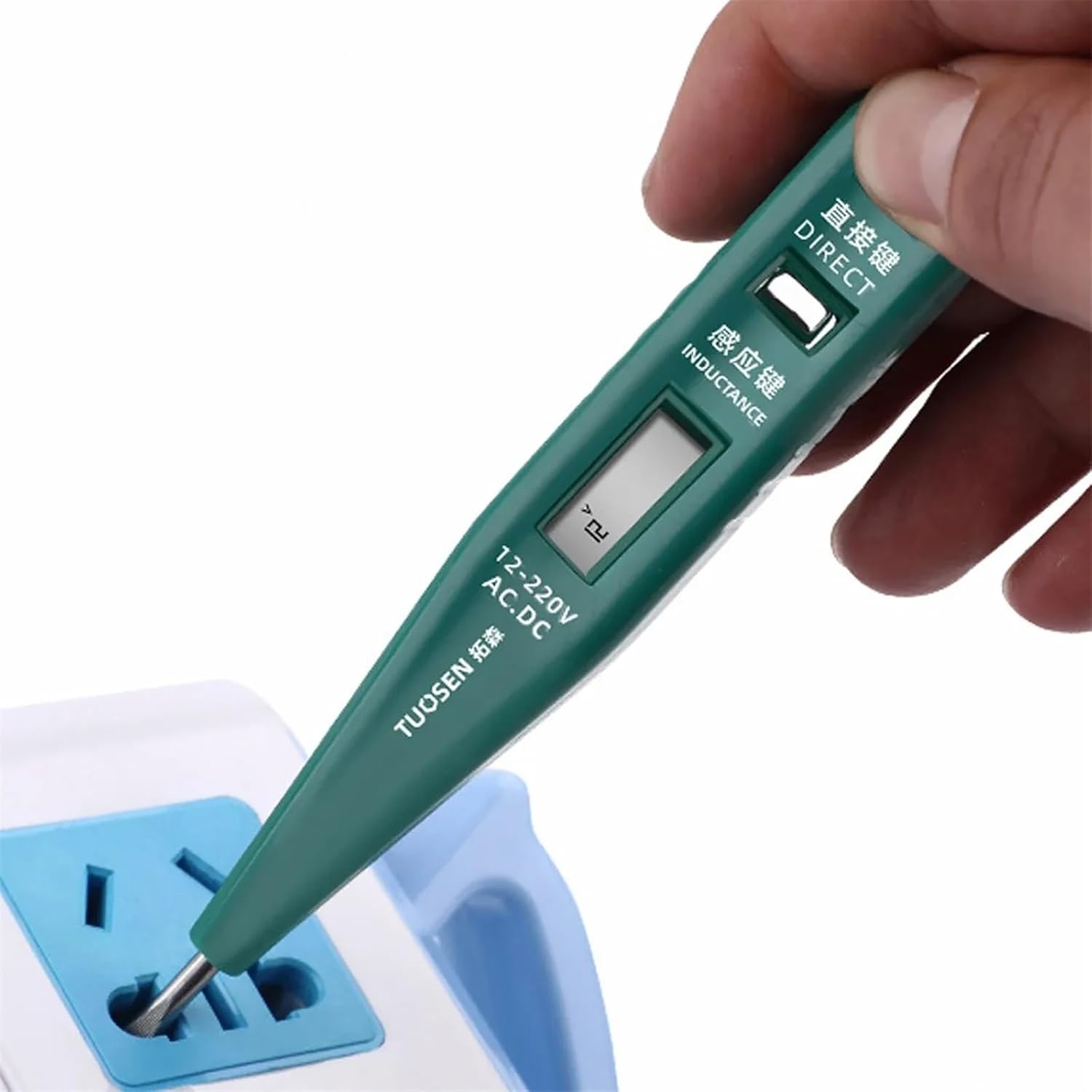 Digital Voltage Tester Pen AC Non-Contact Induction Test Pencil Voltmeter Power Electrician Tools