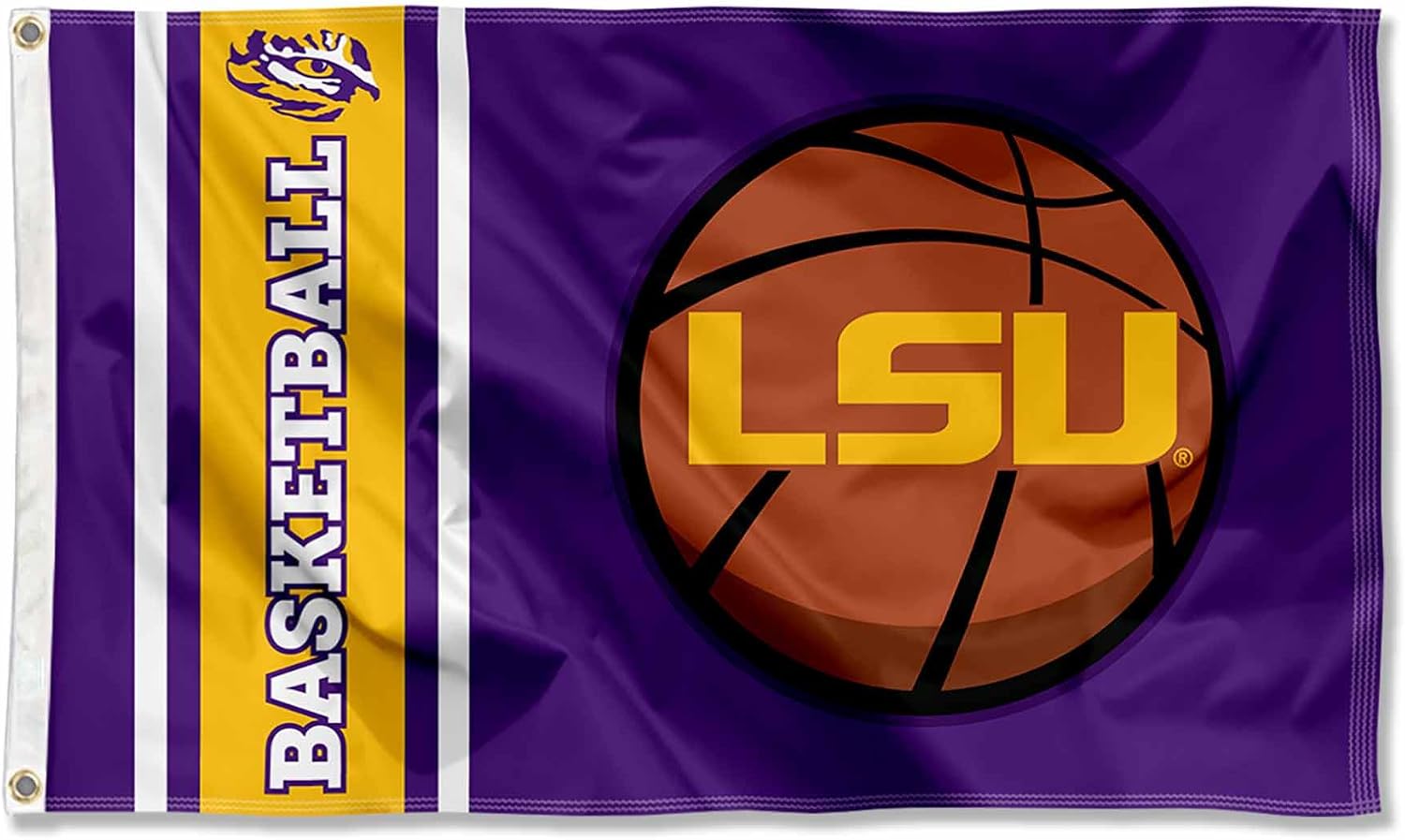 Louisiana State LSU Tigers Basketball 3x5 Grommet Flag