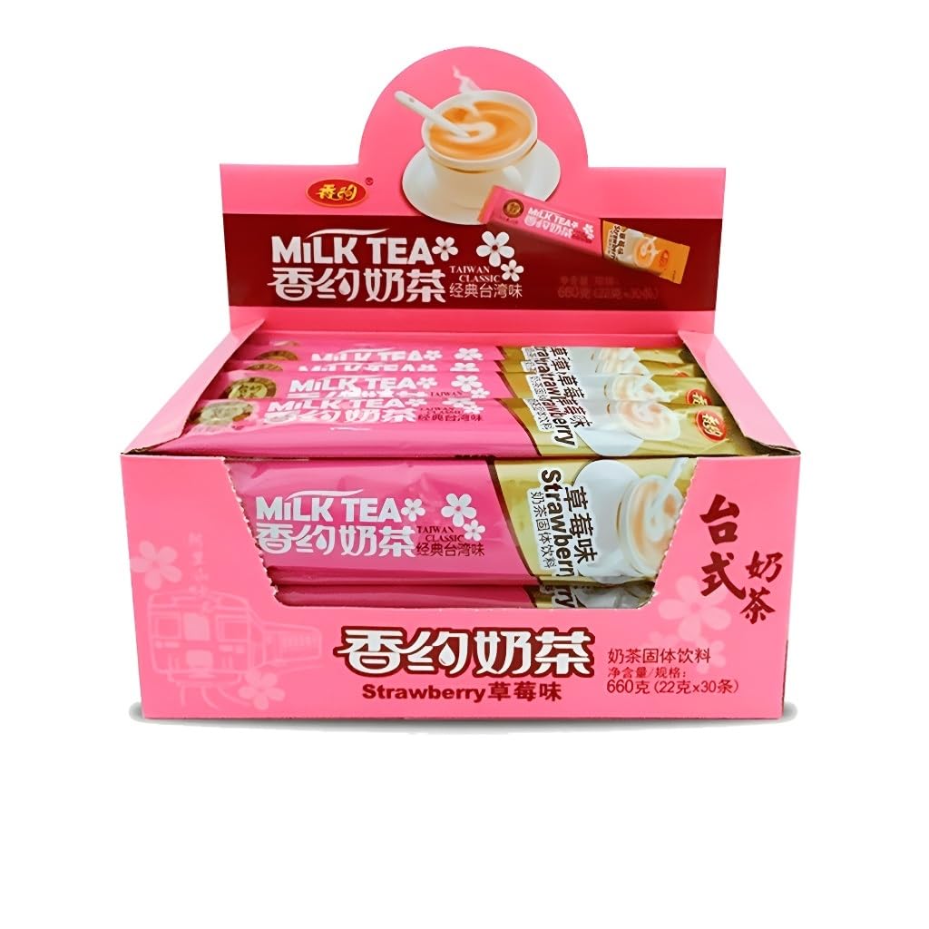 Herbata W Proszku Instant Z Mlekiem, 22 G * 30 Saszetek, 8 Smaków, Czarna Premium I Nowoczesne Rzemiosło, Gorący Napój Do Biura/domu(D,3PCS)