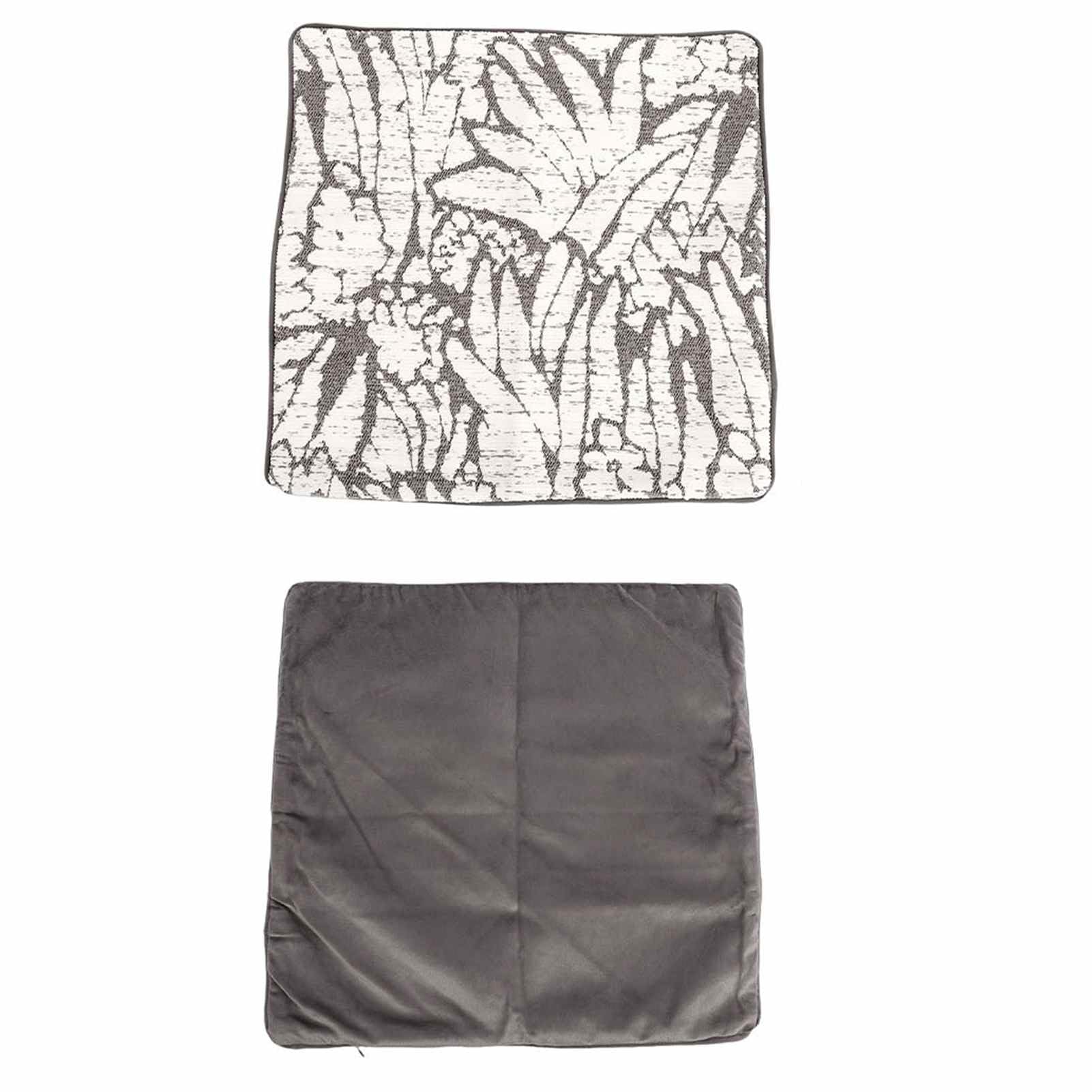 KIMISS Juego de 4 Fundas de Almohada Decorativas, Fundas de Cojín Bohemias para sofá Cama, Sala de Estar, Color Gris Claro (50,8x50,8 cm/20x20 Pulgadas)