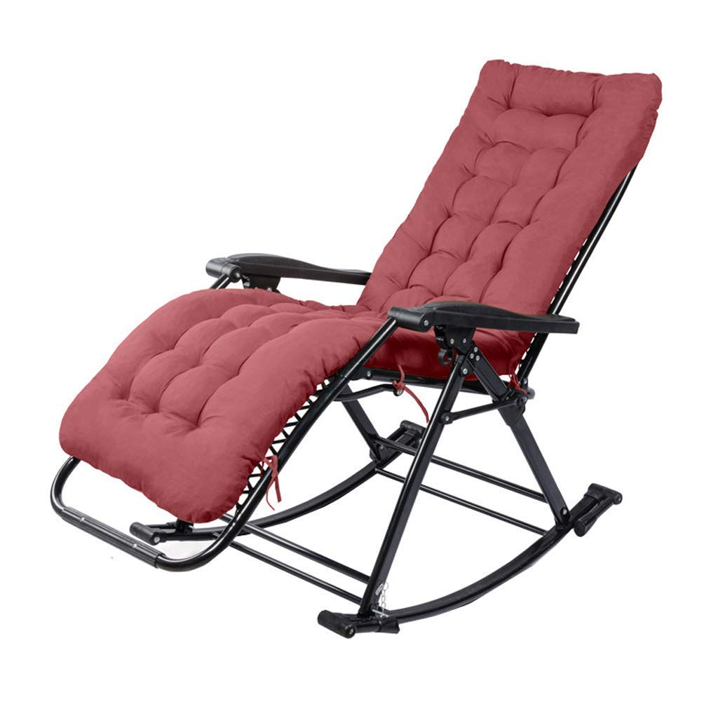 Silla mecedora reclinable ergonómica contra el cansancio lumbar en el hogar