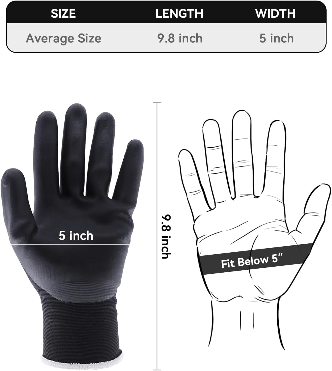 Electrician Gloves 400V Insulated Work Gloves High Voltage Insulated Rubber Non-Slip Electrical Gloves - Image 2