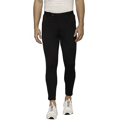 Solid 4Way Lycra Tailored Fit 