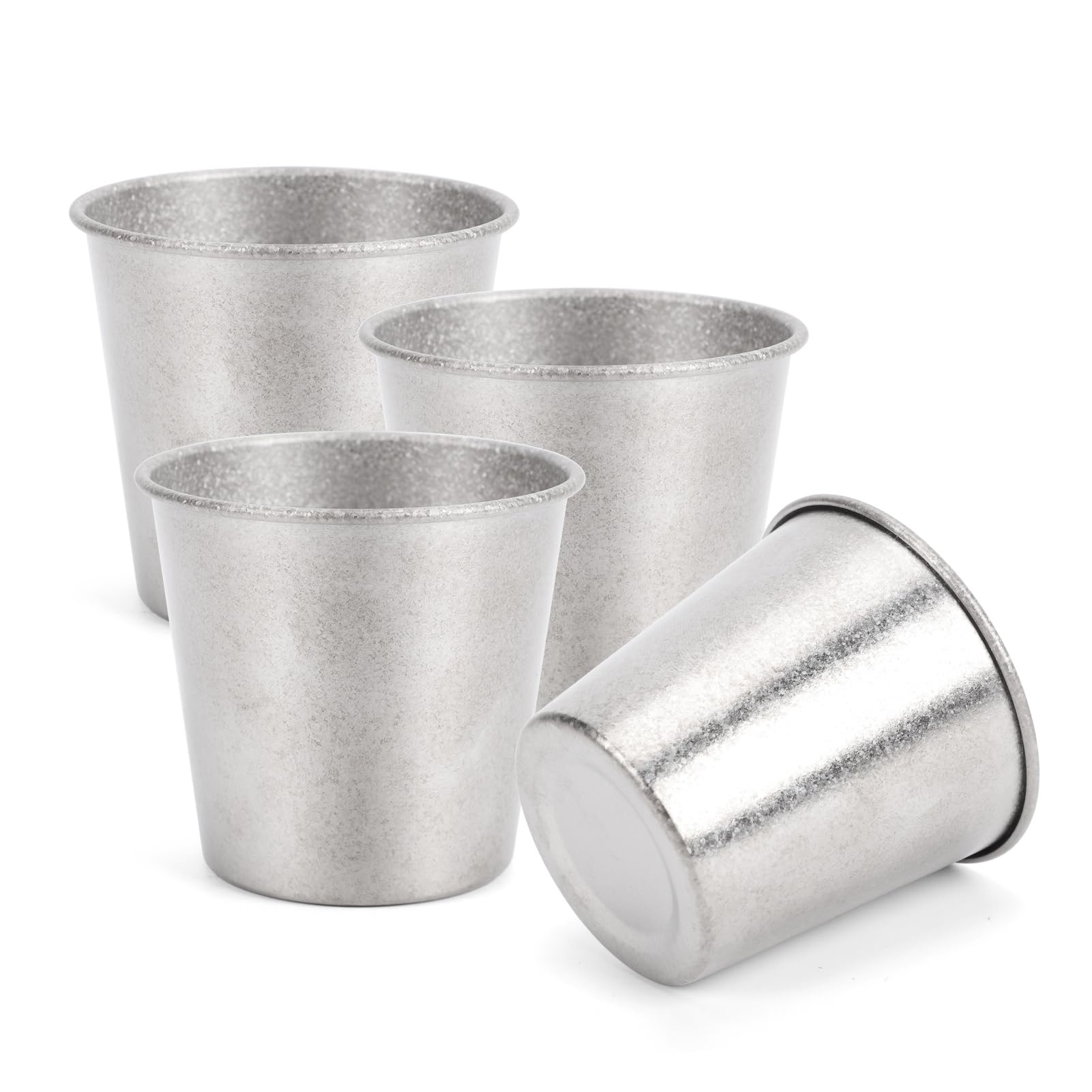 Tazza da Esterno Leggera Ti Cup, Costruzione Duratura per i Viaggi, Tazza da caffè Ti di Dimensioni Compatte per L'escursionismo, 452 G (tazze in stile fiore di ghiaccio)