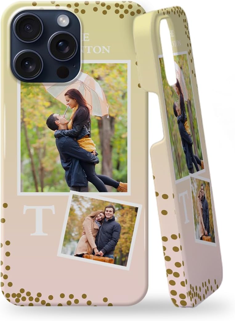 Custom Case Designed for iPhone 15 14 Pro Max 13 12 Mini 11 XR X/XS 8 7 6 6s Plus SE 2022 2020 IP Phone, Your Own Personalized Letter Initial 3D Matte Case Customized Print Cover,Lightspot