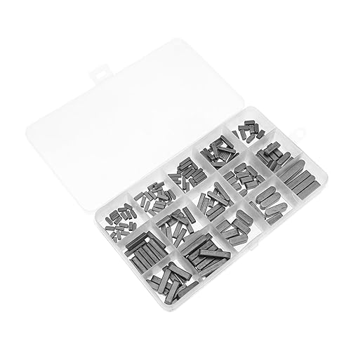 175Pcs Carbon Steel Type-a Flat Key Pin with Key Fillet