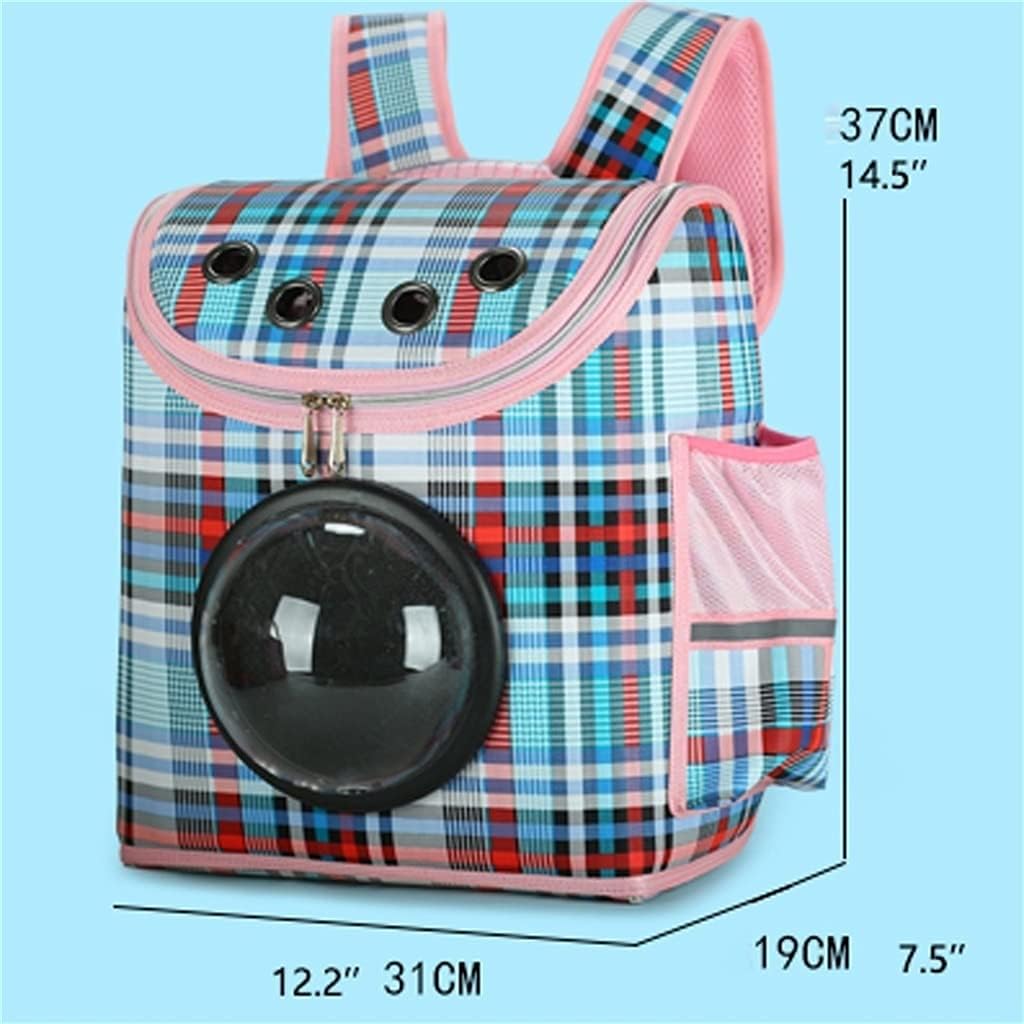 Pet Carrier Pet Backpack Creativity Breathable Space Capsule Cat Dog Carrier Travel Bag Pet Product Outdoor Travel Small Animals Travel Bag (Color : Black)