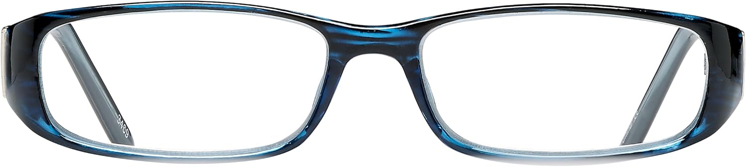 SAV Eyewear (Select-A-Vision) Victoria Klein Fashion Rectangular Reading Glasses 7021 Blue, 3.00 - Image 2