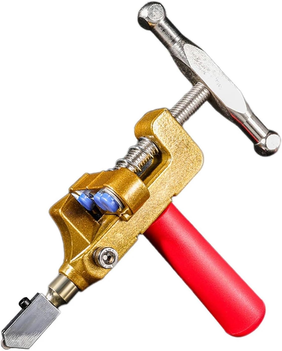 Tile Cutter, 2Pcs 2 In 1 Glass Cutter Set Manual Tile Diamond Slicer Roller High-Strength Ceramic Cutting Opener Construction Tools,for Tile Ceramic