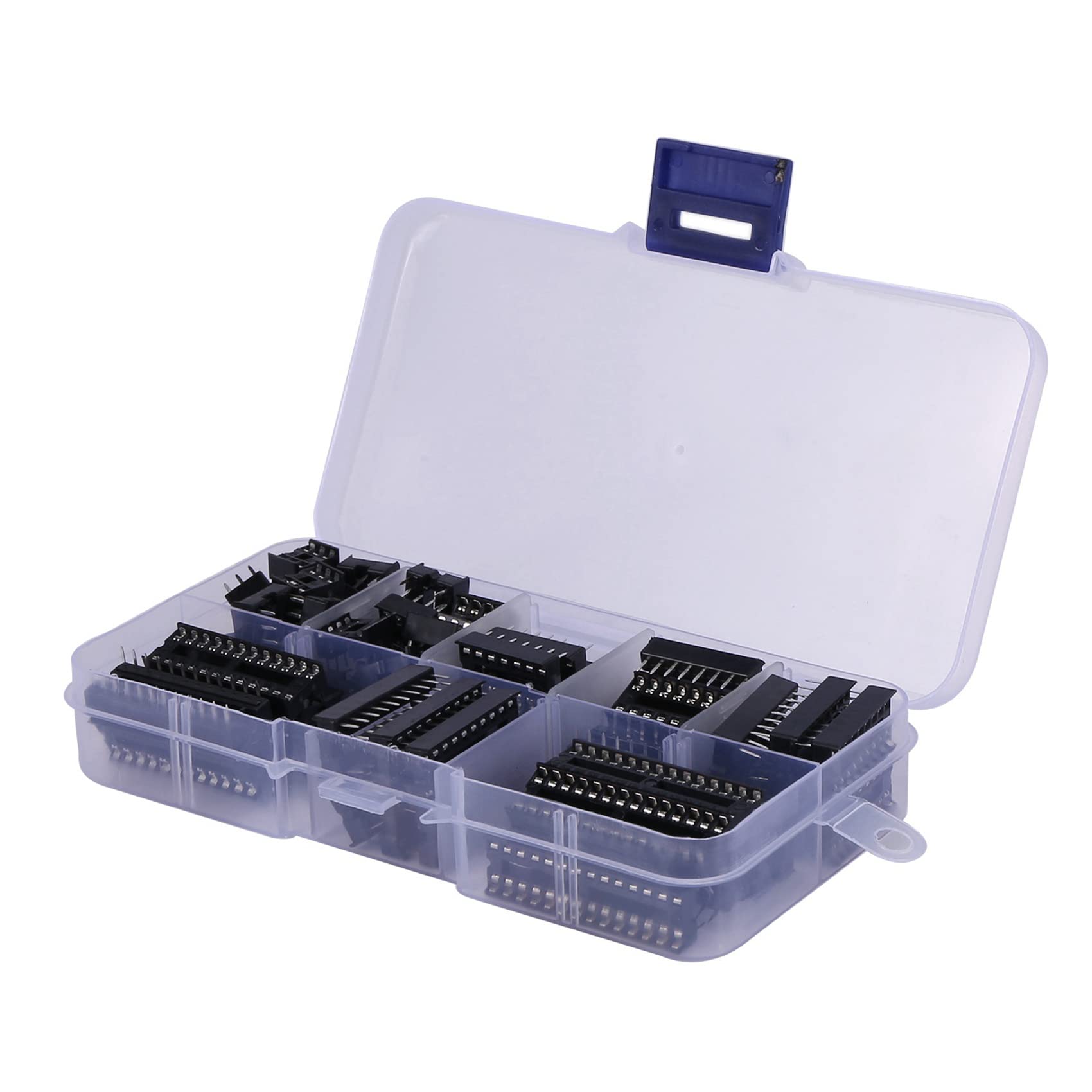 Socket Dip8 Stretta 100 Pezzi Prese DIP A 8 Pin Per Circuiti Integrati - Adattatore Per Saldatura, Modello DIP-8 8bitdo Xbox - Foto 7