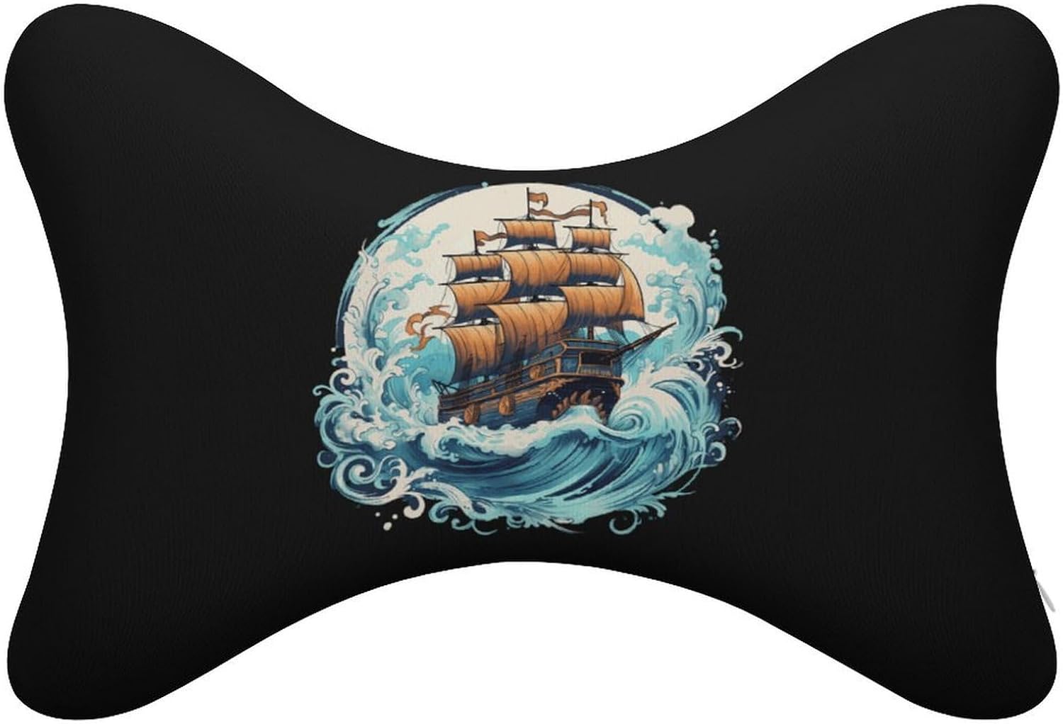 Piratees Ship 2 Pack Car Neck Pillow Car Headrest Soft Car Pillow for Most Cars