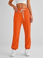 Vista 3 de AUTOMET Women's Cinch Bottom Sweatpants Athletic Joggers Lounge Pants with Pockets
