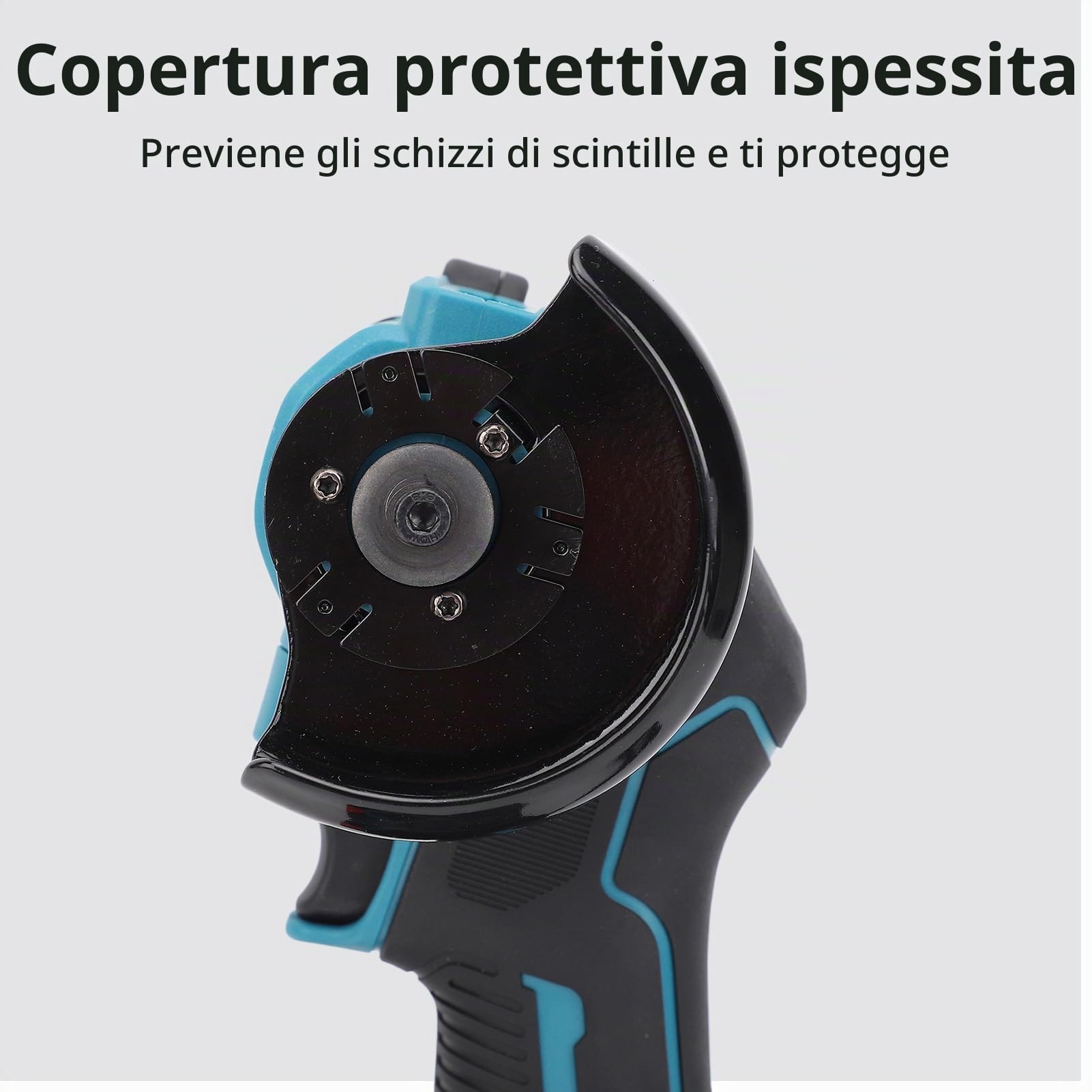 Weytoll Mini smerigliatrice angolare, batteria da 21 V Mini Flex 10.000 rpm/76 mm, strumento di rettifica elettrico con 2 batterie, 7 dischi per taglio, lucidatura e loop