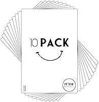 Vista 16 de Golden State Art, Tablero de respaldo blanco de 16 x 20, tableros de respaldo para marco, imagen (paquete de 10)